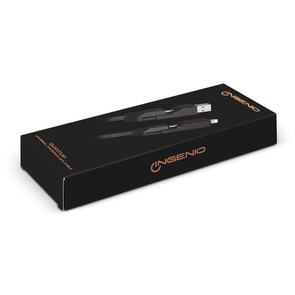 INGENIO Quantum Universal Charging and Data Cable (Metallic Titanium)
