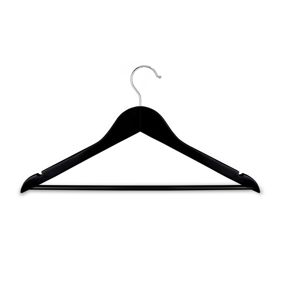 Grain Wooden Hanger (Black/Silver)