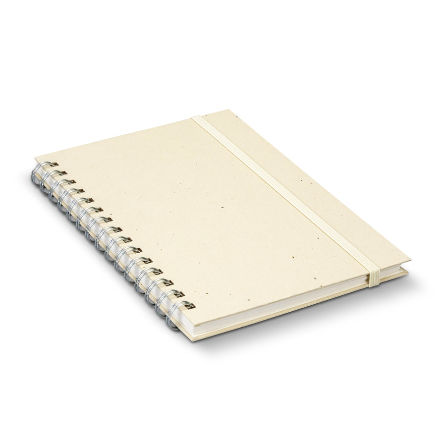 Recto Recycled Paper Spiral Notebook (Natural)