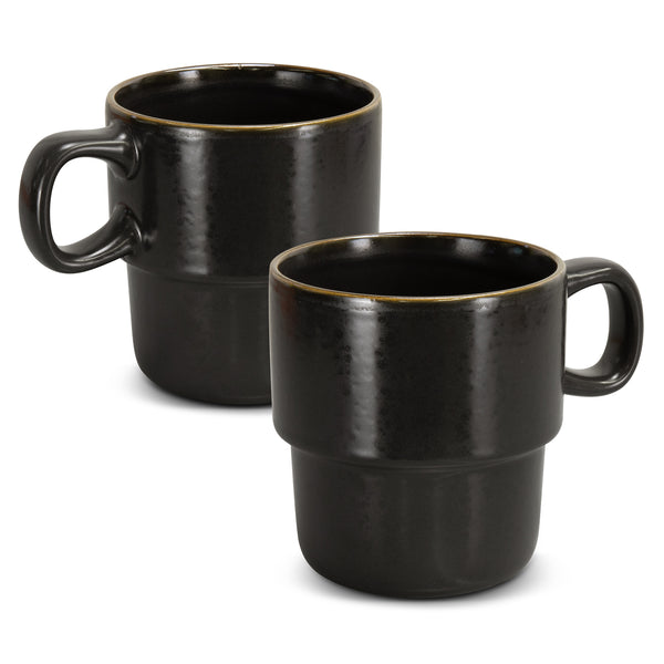 Keepsake Stackable Coffee Cup - Set of 2 (Beige)