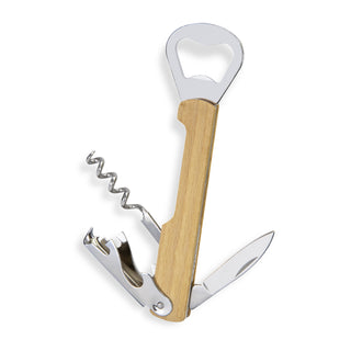 Grain Wooden Wine Waiters Knife (Natural) — Detail