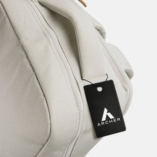 ARCHER Galileo Daily Backpack (Stone) — Hangtag
