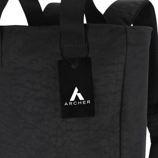 ARCHER Tasman Totepack (Black) — Hangtag