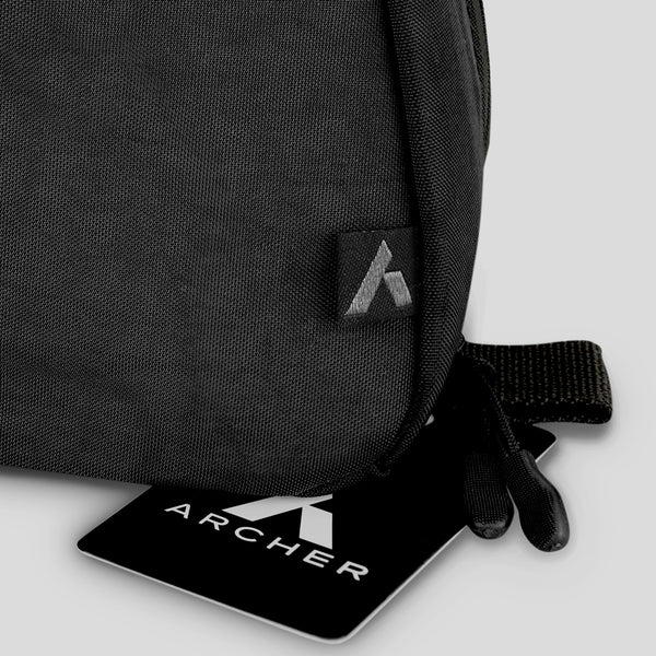 ARCHER Tasman Toiletry Bag (Black)