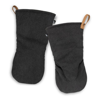 Keepsake Canvas Oven Mitt (Washed Black)