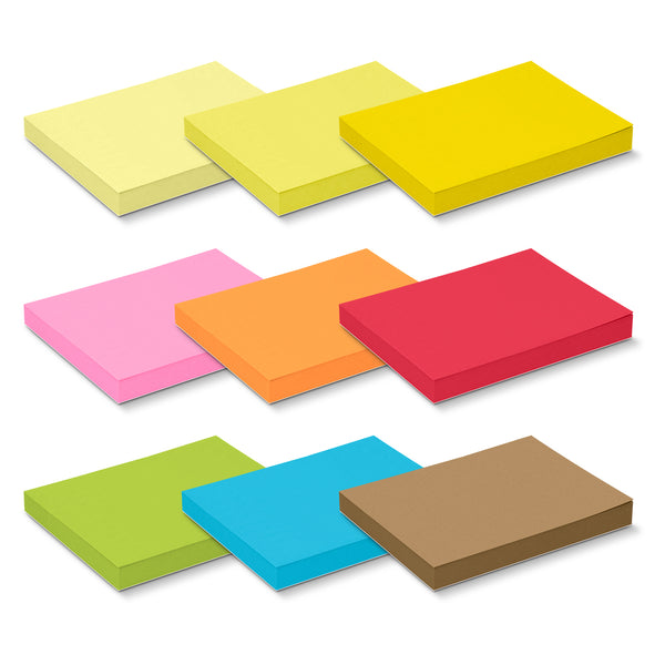 Spectrum Coloured Sticky Pad 100 x 75mm - 100 Sheets (Ultra Blue)