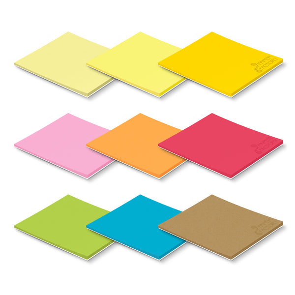 Spectrum Coloured Sticky Pad 70 x 75mm - 25 Sheets (Sun Yellow)