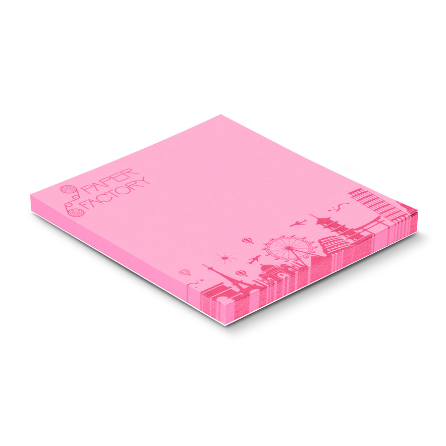 Spectrum Coloured Sticky Pad 70 x 75mm - 50 Sheets (Lime Green)