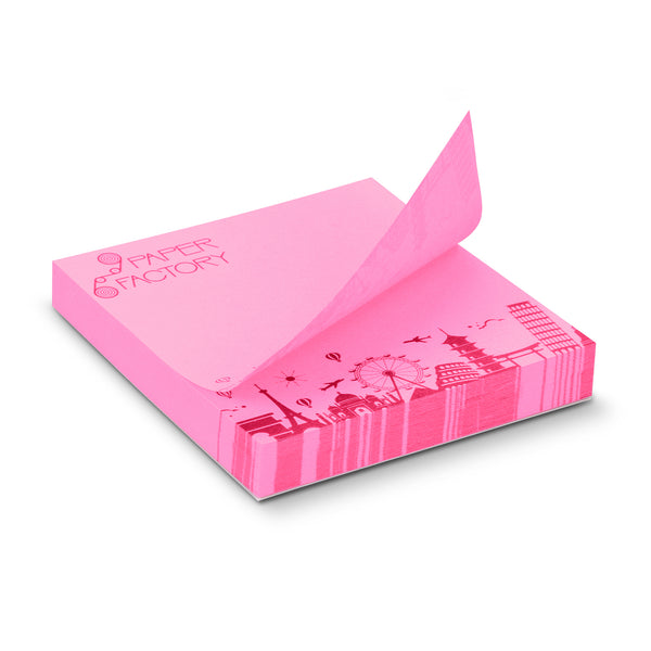 Spectrum Coloured Sticky Pad 70 x 75mm - 100 Sheets (Sun Yellow)