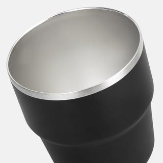 Frontier Stackable Cups - Set of 2 (Black) — Detail