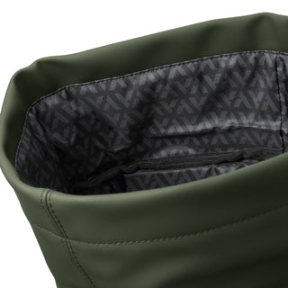 ARCHER Soft-Touch Flap Backpack (Navy) — Lining