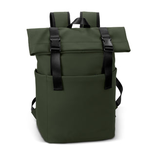 ARCHER Soft-Touch Flap Backpack (Olive)