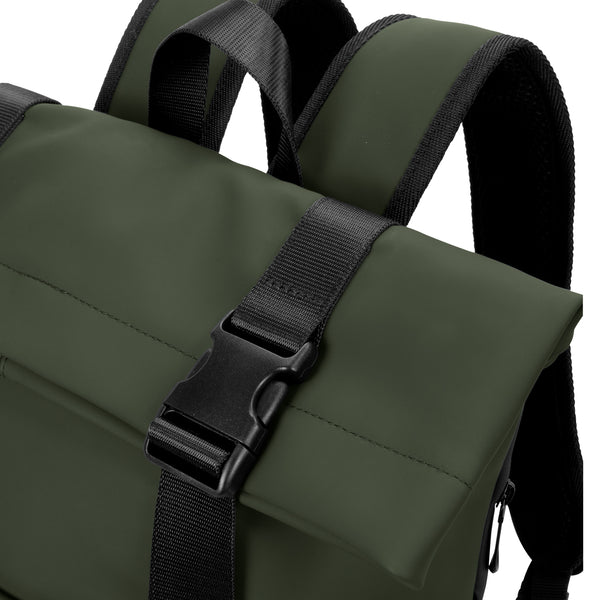 ARCHER Soft-Touch Flap Backpack (Navy)