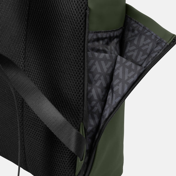 ARCHER Soft-Touch Flap Backpack (Navy)