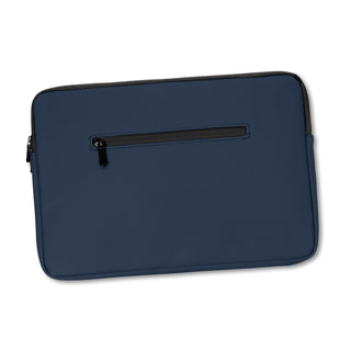 ARCHER Soft-Touch Laptop Sleeve (Navy) — Back