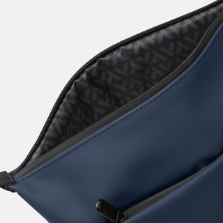 ARCHER Soft-Touch Toiletry Bag (Black) — Lining