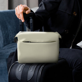 ARCHER Soft-Touch Toiletry Bag (Navy) — Feature