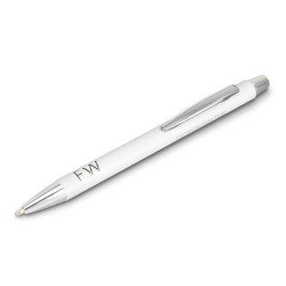 Cipher Laser Cut Logo Pen (White)