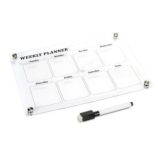 Chronicle Magnetic Fridge Planner (Clear) — Screen Print