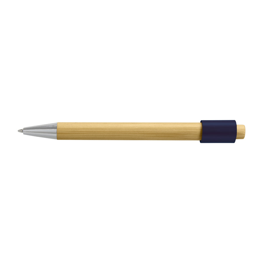 Flux Bamboo Spinner Pen (Natural/Navy)