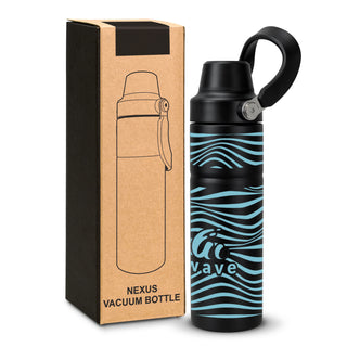 Nexus Vacuum Bottle (Black) — Gift Box