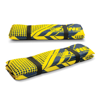 Ridge Foldable Stadium Cushion (White) — Folded
