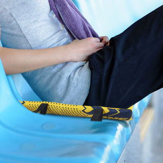 Ridge Foldable Stadium Cushion (White) — Feature
