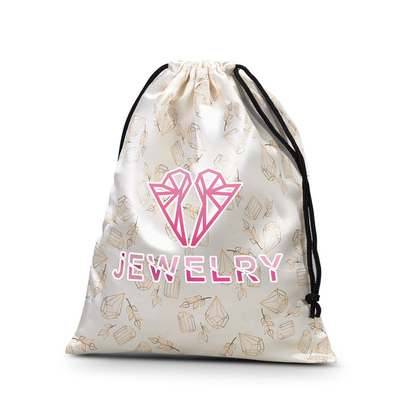 Silk Satin Gift Bag - Small (White)