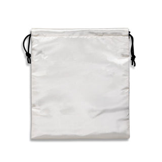 Luxe Satin Gift Bag - Medium (White) — Black