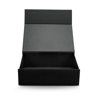 Eclipse Magnetic Lid Gift Box - Medium (Black) — Open