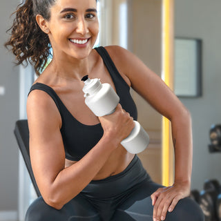 Dumbbell Bottle (Black) — Feature