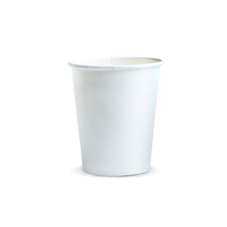 Pure Compostable Paper Cup - 230ml (White) — White