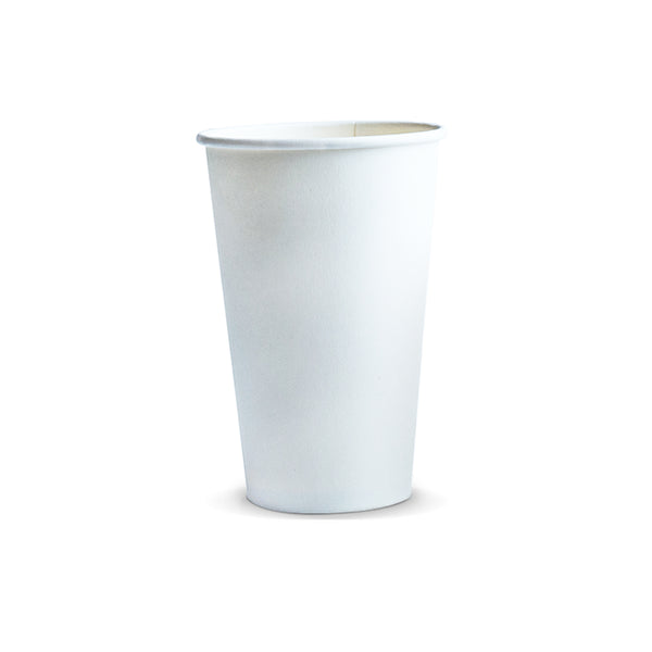 Pure Compostable Paper Cup - 350ml (White)