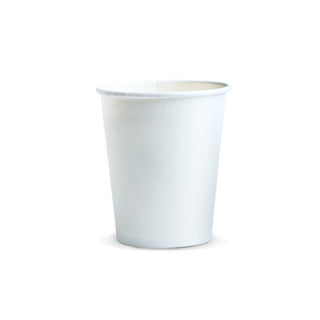 Basin Paper Cup - 230ml (White) — White