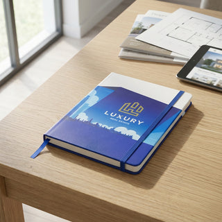 Canvas Full Colour Notebook (Black) — Feature