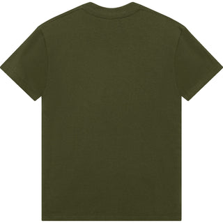 American Apparel 1301 Military Green - Back View | color:Military Green|view:back