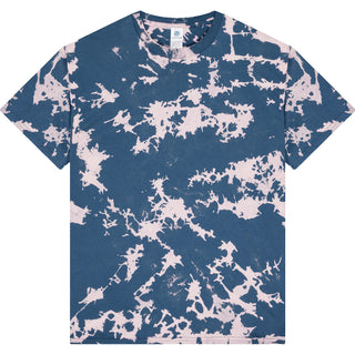 1385 Colortone Bleach Out Dyed Blue - Front View | color:Blue|view:front