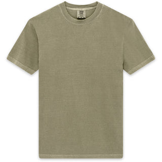 Comfort Colors 1717 Khaki - Front View | color:Khaki|view:front