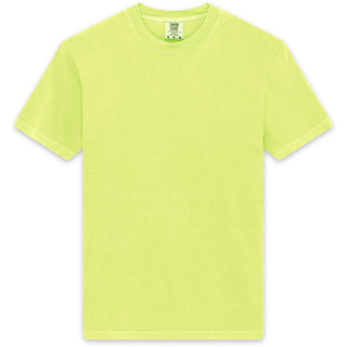 Comfort Colors 1717 Neon Lemon - Front View | color:Neon Lemon|view:front