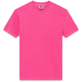 Comfort Colors 1717 Neon Pink - Front View | color:Neon Pink|view:front