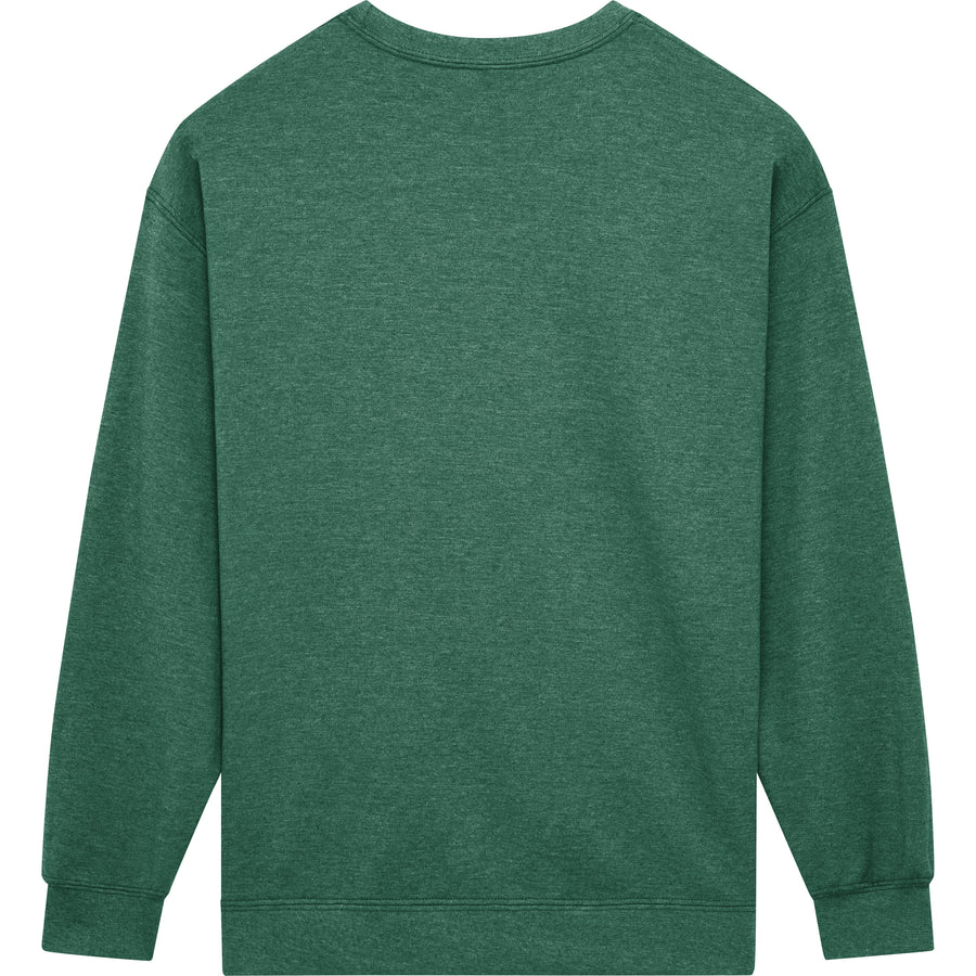 Gildan Heavy Blend 18000 Crewneck (Heather Dark Green)