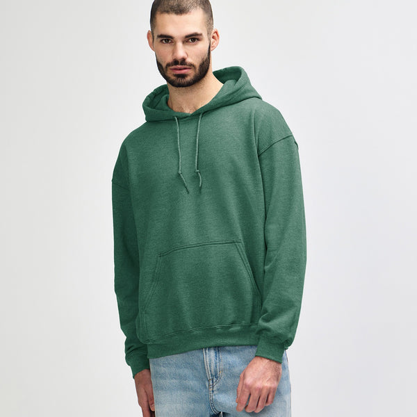 Gildan Heavy Blend 18500 Hoodie (Heather Dark  Green)