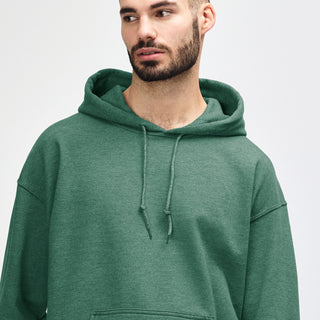 Gildan Heavy Blend 18500 Hoodie (Heather Dark  Green)