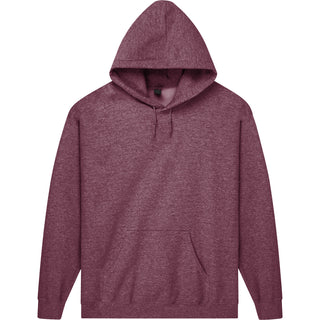 Gildan Heavy Blend 18500 Heather Dark  Maroon - Front View | color:Heather Dark  Maroon|view:front