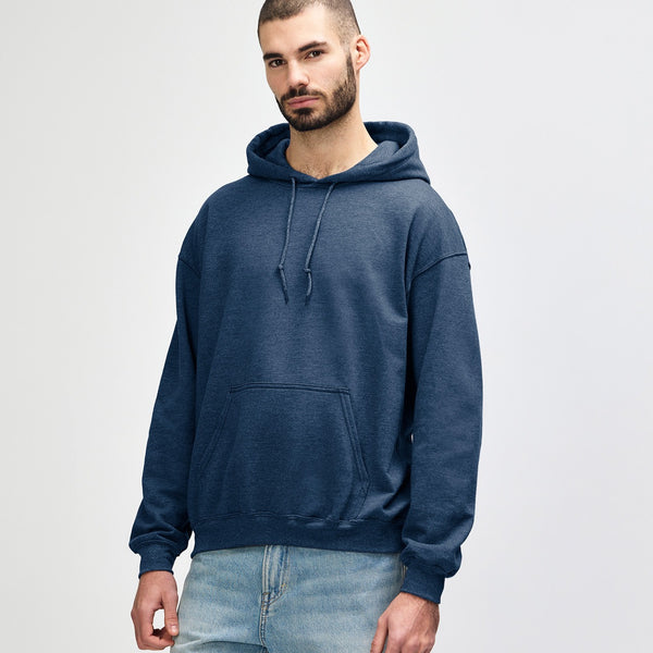 Gildan Heavy Blend 18500 Hoodie (Heather Dark Navy)