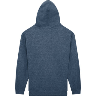 Gildan Heavy Blend 18500 Heather Dark Navy - Back View | color:Heather Dark Navy|view:back