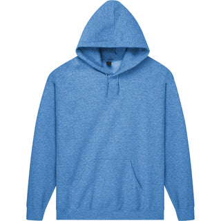 Gildan Heavy Blend 18500 Heather Deep Royal - Front View | color:Heather Deep Royal|view:front
