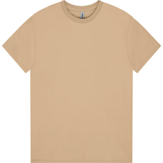 Gildan Ultra Cotton 2000 Tan - Front View | color:Tan|view:front
