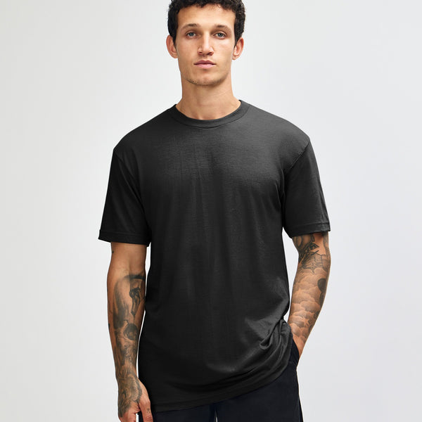 American Apparel 2001CVC T-Shirt (Black)