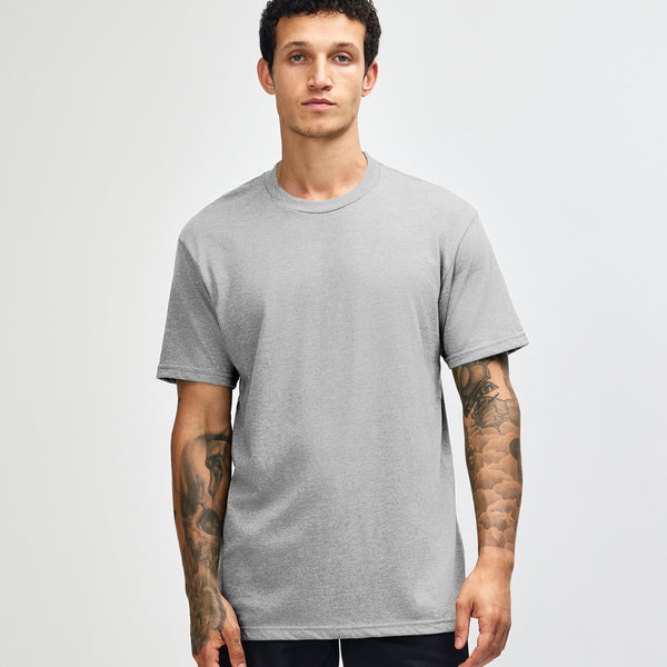 American Apparel 2001CVC T-Shirt (Heather Grey)
